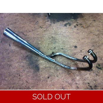 1982-83 Suzuki GN250 Complete Exhaust 14160-38300 14305-38301